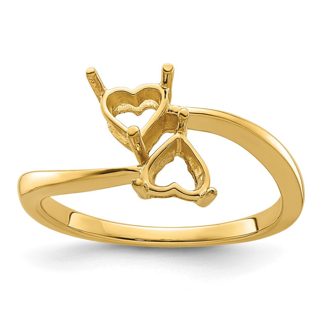 14k Yellow Gold Rings Style Y4584 - Classique Jewelry Inc.