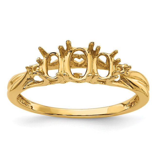 14k Yellow Gold Rings Style Y4613 - Classique Jewelry Inc.