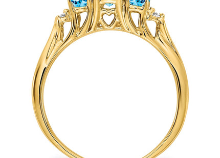 14k Yellow Gold Rings Style Y4613BT - Classique Jewelry Inc.