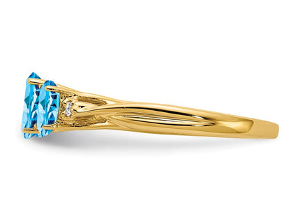 14k Yellow Gold Rings Style Y4613BT - Classique Jewelry Inc.