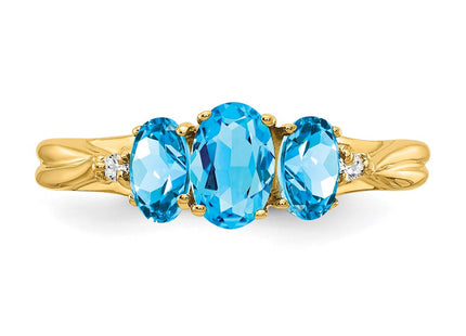 14k Yellow Gold Rings Style Y4613BT - Classique Jewelry Inc.