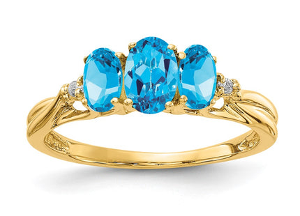 14k Yellow Gold Rings Style Y4613BT - Classique Jewelry Inc.