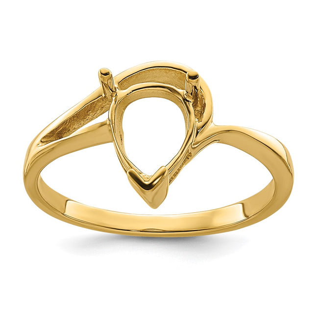 14k Yellow Gold Rings Style Y4616 - Classique Jewelry Inc.