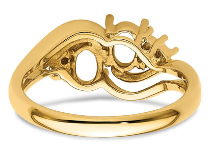 14k Yellow Gold Rings Style Y4617 - Classique Jewelry Inc.