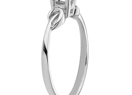 14k White Gold Gemstone Ring Mounting