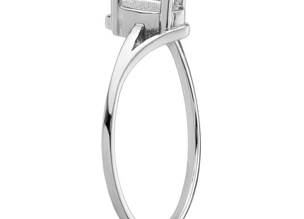 14k White Gold Oval Gemstone Ring Mounting (Style Y4660)