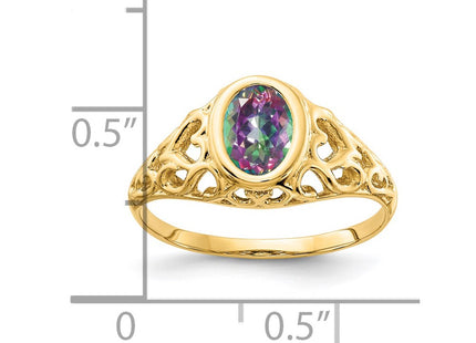 14k Yellow Gold Rings Style Y4673FT - Classique Jewelry Inc.