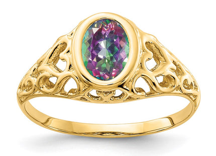 14k Yellow Gold Rings Style Y4673FT - Classique Jewelry Inc.