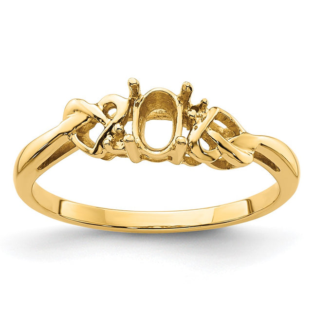 14k Yellow Gold Rings Style Y4690 - Classique Jewelry Inc.