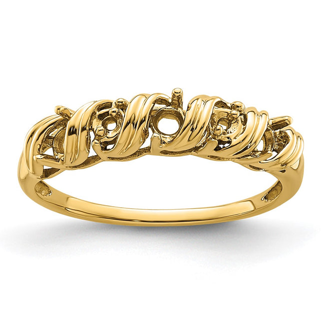 14k Yellow Gold Rings Style Y4718 - Classique Jewelry Inc.
