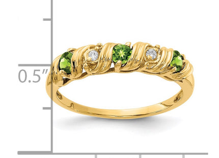 14k Yellow Gold Jewelry Style Y4718PE - Classique Jewelry Inc.
