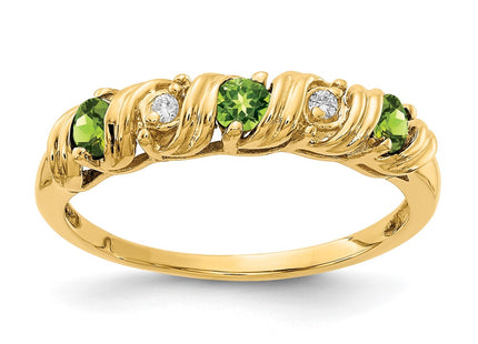 14k Yellow Gold Jewelry Style Y4718PE - Classique Jewelry Inc.