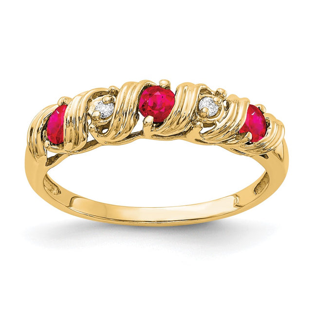 14k Yellow Gold Jewelry Style Y4718R - Classique Jewelry Inc.