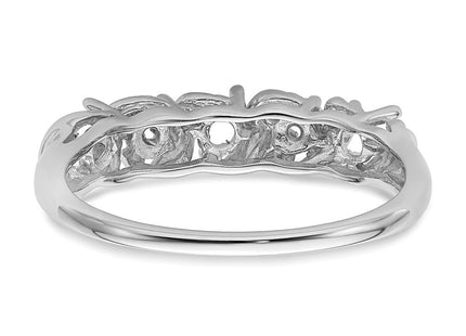 14k White Gold Diamond & Gemstone Ring Mounting (Style Y4719)