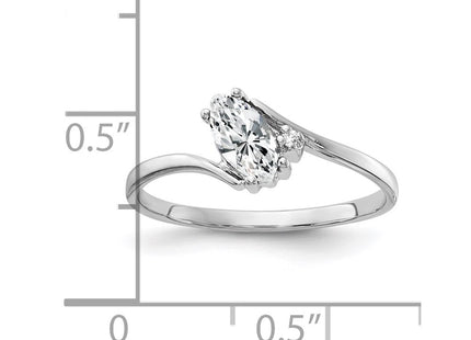 14k White Gold Jewelry Style Y4746CZ - Classique Jewelry Inc.