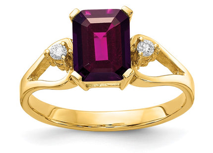 14k Yellow Gold Jewelry Style Y4749RG - Classique Jewelry Inc.