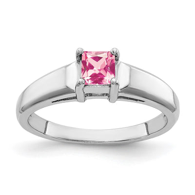 14K white gold ring