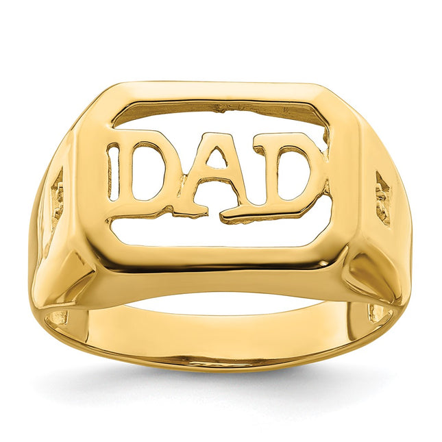 14k Yellow Gold Rings Style Y6129 - Classique Jewelry Inc.