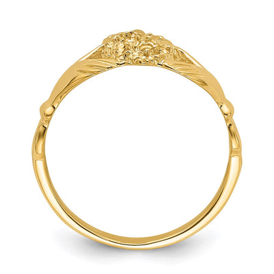 14K Yellow Gold Claddagh Ring Mounting