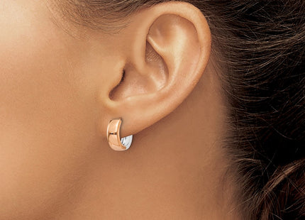 14k Two-tone Earrings Style Y7915WR - Classique Jewelry Inc.