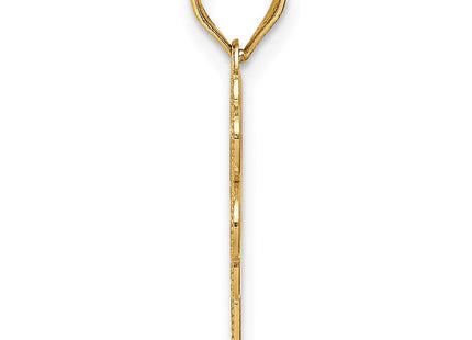 14k Yellow Gold Pendants Style YC1035 - Classique Jewelry Inc.