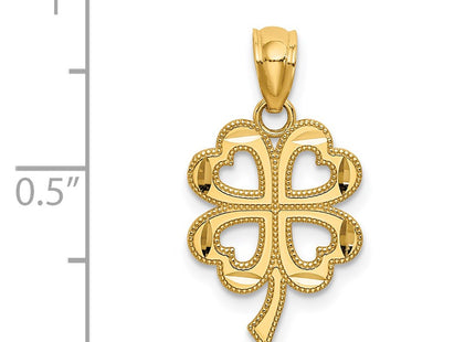 14k Yellow Gold Pendants Style YC1035 - Classique Jewelry Inc.