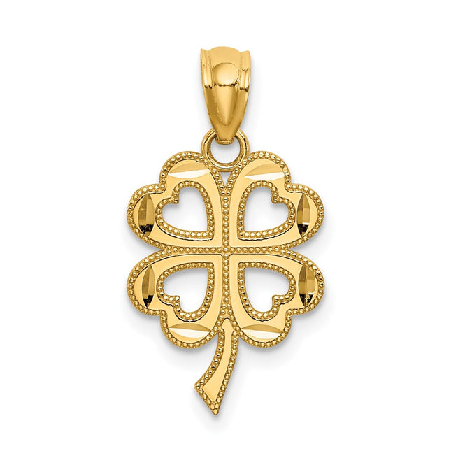 14k Yellow Gold Pendants Style YC1035 - Classique Jewelry Inc.