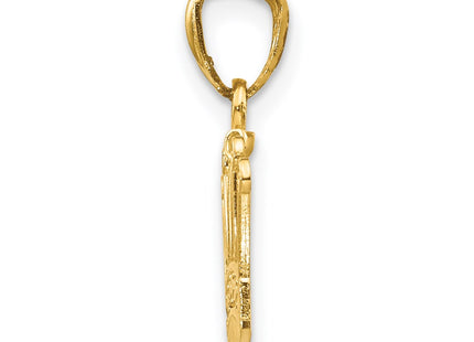 14k Yellow Gold Pendants Style YC1037 - Classique Jewelry Inc.