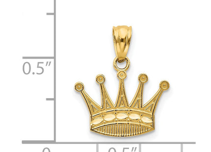 14k Yellow Gold Pendants Style YC1037 - Classique Jewelry Inc.