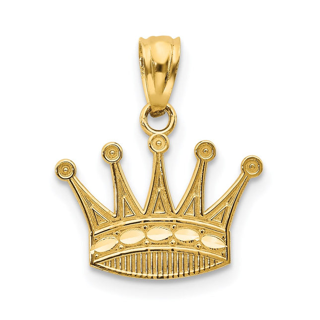14k Yellow Gold Pendants Style YC1037 - Classique Jewelry Inc.