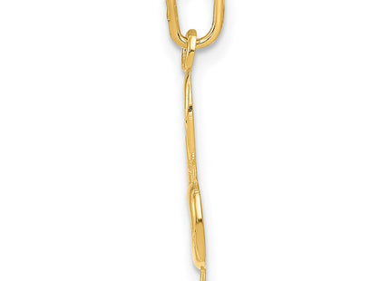 14k Yellow Gold Pendants Style YC1057 - Classique Jewelry Inc.