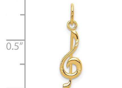 14k Yellow Gold Pendants Style YC1057 - Classique Jewelry Inc.