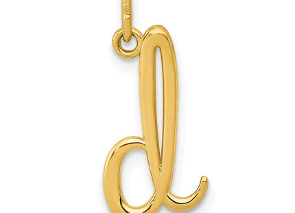 14k Yellow Gold Initial Letter Charm for Personalized Jewelry Accessories (Style YC1060D)
