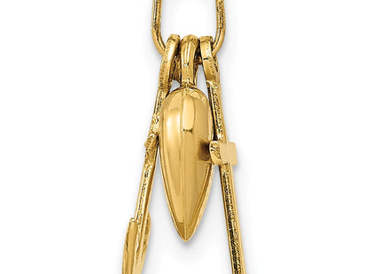 14k Yellow Gold Pendants Style YC1067 - Classique Jewelry Inc.