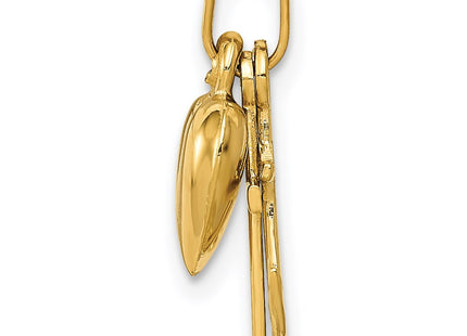 14k Yellow Gold Pendants Style YC1067 - Classique Jewelry Inc.