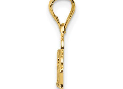 14k Yellow Gold Pendants Style YC1080 - Classique Jewelry Inc.