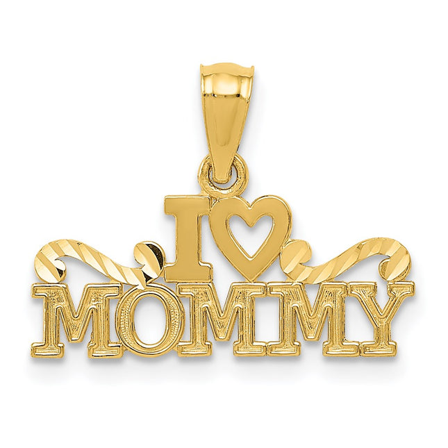 14k Yellow Gold Pendants Style YC1080 - Classique Jewelry Inc.
