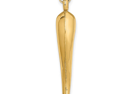 14K gold charm, alternate view