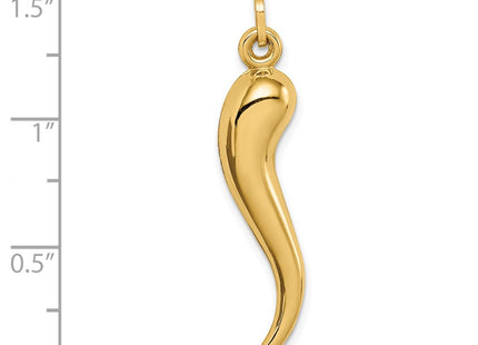 14K gold charm, another view