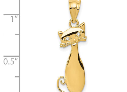 14k Yellow Gold Pendants Style YC1105 - Classique Jewelry Inc.