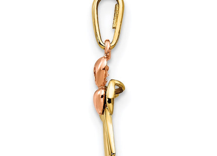 14k Two-tone Pendants Style YC1116 - Classique Jewelry Inc.