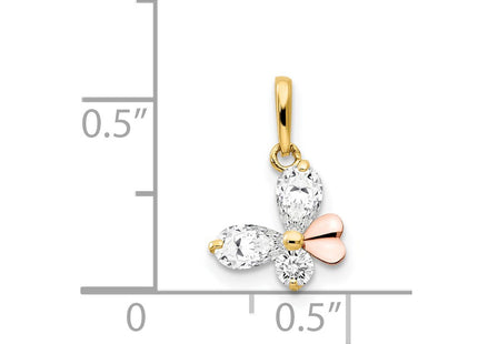 14k Two-tone Pendants Style YC1158 - Classique Jewelry Inc.