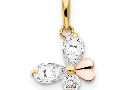14k Two-tone Pendants Style YC1158 - Classique Jewelry Inc.