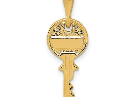 14K Polished Key Charm, 0.00 x 0.00mm