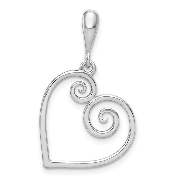 14k White Gold Pendants Style YC1215 - Classique Jewelry Inc.