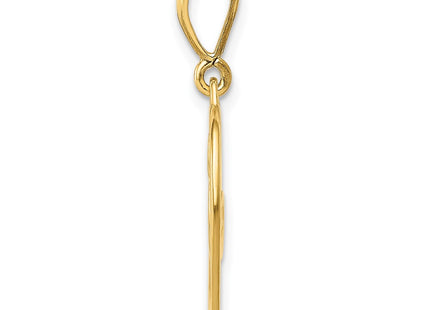 14k Yellow Gold Pendants Style YC1217 - Classique Jewelry Inc.