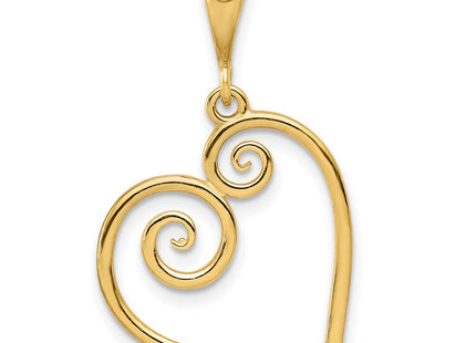14K gold key charm
