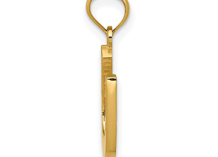 14k Yellow Gold Pendants Style YC1230 - Classique Jewelry Inc.