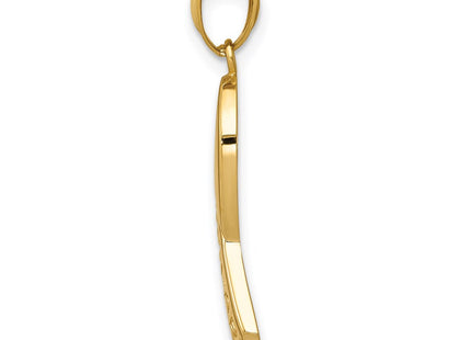 14k Yellow Gold Pendants Style YC1233 - Classique Jewelry Inc.