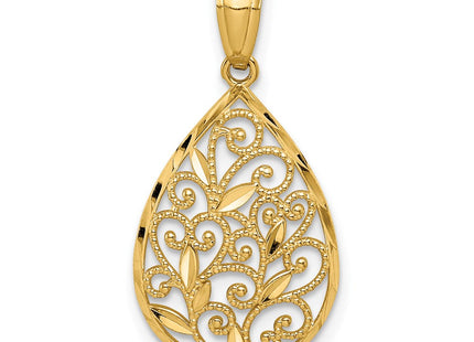 14k Yellow Gold Pendants Style YC1234 - Classique Jewelry Inc.